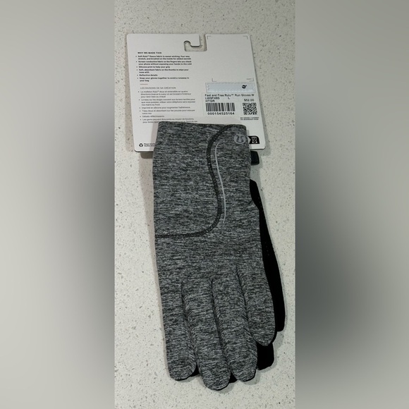 ✨NWT✨ Lululemon: Women’s Fast & Free Run Gloves- Size Large - Picture 4 of 10